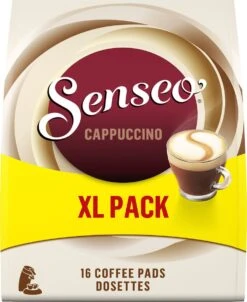 Senseo Cappuccino Koffiepads - 2/9 Intensiteit - 4 X 16 Pads - Voordeelverpakking -Rogers Coffee Service Winkel 982x1200 1